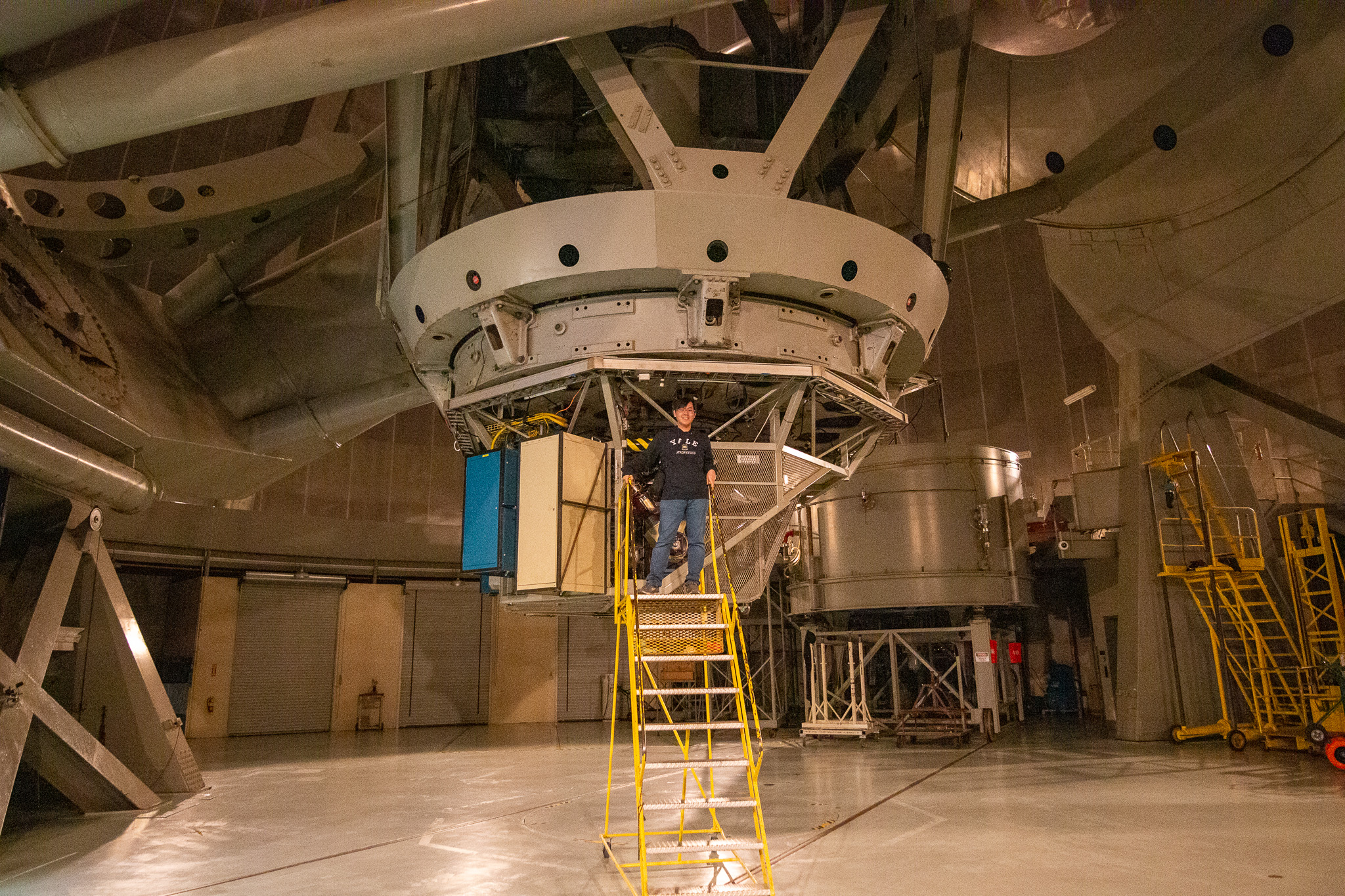 Me observering at the Palomar Observatory.